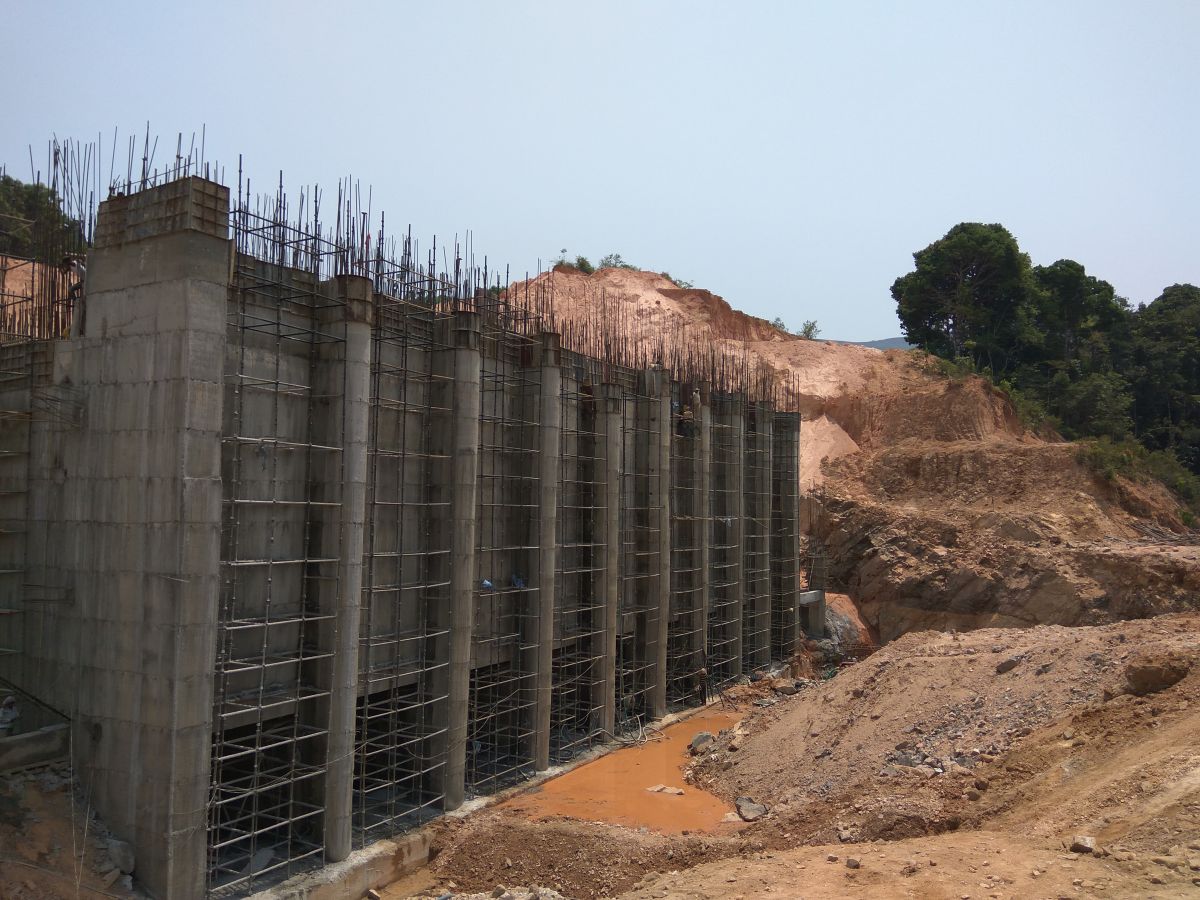 Ongoing construction at Yettinahole
